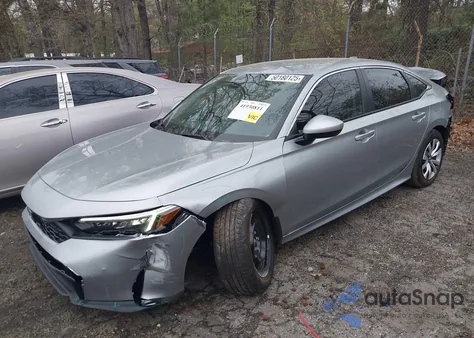 2025 Honda Civic Lx from USA, damaged, VIN 2HGFE2F25SH567871